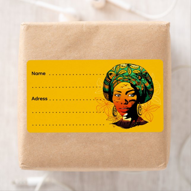 African Woman Portrait with Sunset (Insitu)