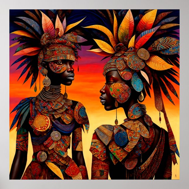 African Woman Poster (Front)