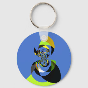 African Woman Vector Design Art Print Keychain