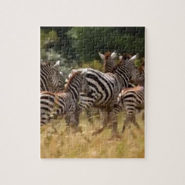 African Zebra cool stuff Hakuna Matata Gifts Jigsaw Puzzle (Vertical)