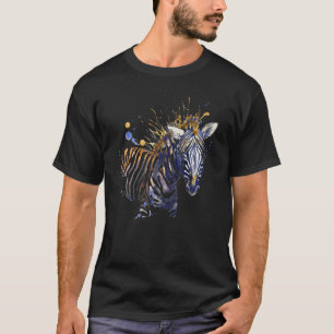 African Zebra Graphic T-Shirt