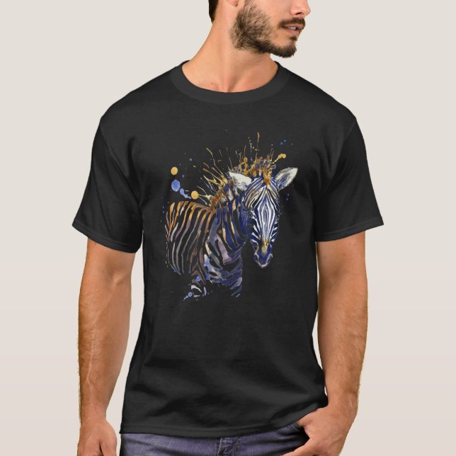 African Zebra Graphic T-Shirt (Front)