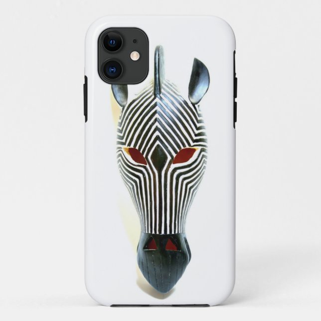african zebra mask case (Back)