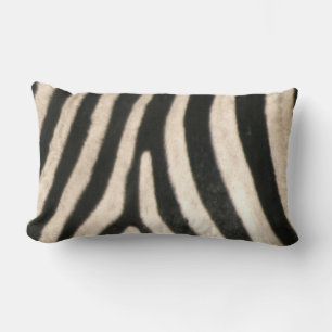 African Zebra Print, Wildife, Safari Decor, Lumbar Pillow