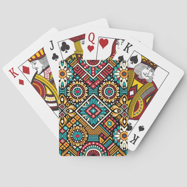 Africana Vibrance Essence Playing Cards (Back)