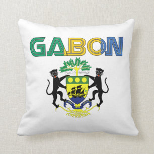africankoko Custom Gabon throw pillow