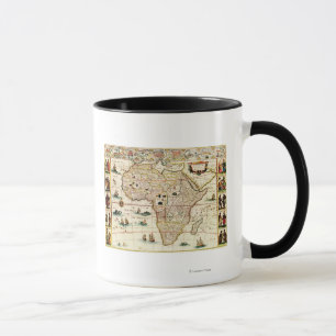 AfricaPanoramic MapAfrica 2 Mug