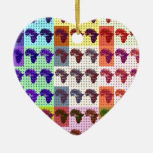 Africas Ceramic Ornament