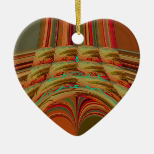 AfricaTradition Hakuna Matata Mountain Ethnic Moti Ceramic Ornament