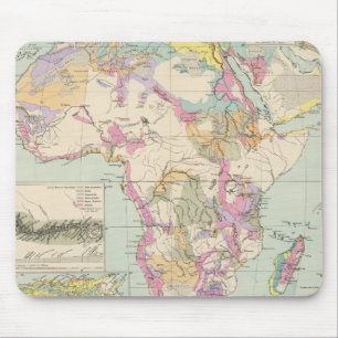 Afrika - Atlas Map of Africa Mouse Pad