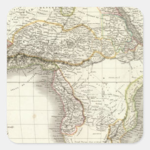 Afrique - Africa Square Sticker