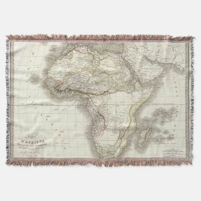 Afrique - Africa Throw Blanket (Front)