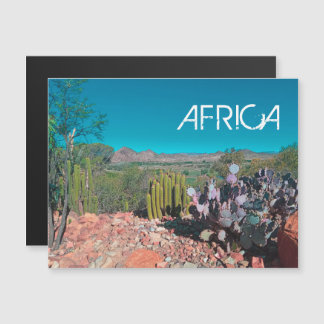 Afrique Désert Paysage Nature Cactus Magnet Plante