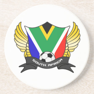 Afrique du Sud Dessous de verre de football