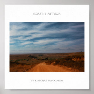 Afrique du Sud Monts Paysage Poster