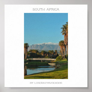 Afrique du Sud Monts Paysage Poster