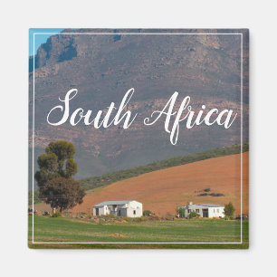 Afrique du Sud Paysage rural Montagne SA Magnet