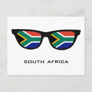 Afrique du Sud Shades texte personnalisé et carte