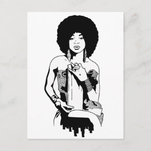 Afro 1 postcard