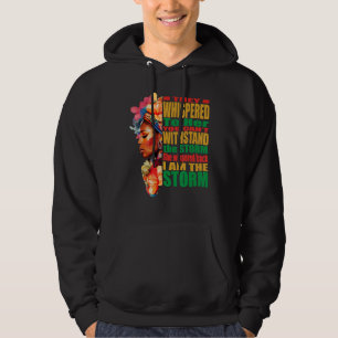 Afro African Woman Black History Month Quotes Sayi Hoodie