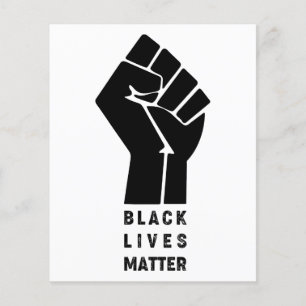 afro american fist black lives matter symbol prote flyer