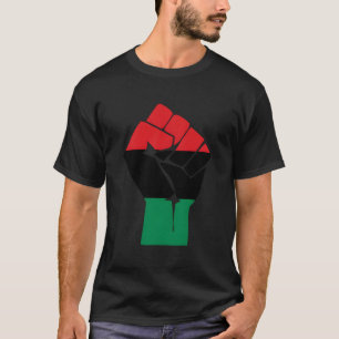 Afro-American Fist Salute African Heritage Symbol T-Shirt
