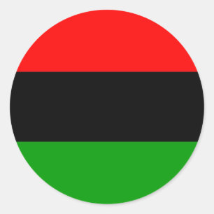 afro american flag afro-american classic round sticker
