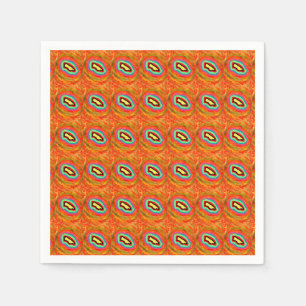 AFRO ART DESIGN ABSTRACT NAPKIN