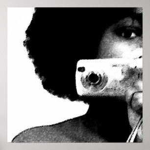 Afro Artist Poster