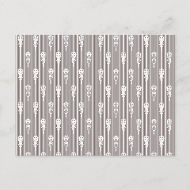Afro Aygebam Lalibela Cross Pattern Postcard (Front)