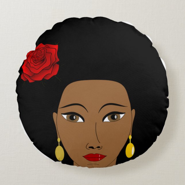 Afro Beauty Pillow (Front)