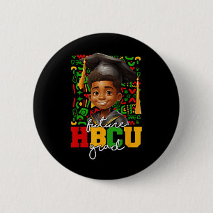 Afro Black Boy College Graduation Future Hbcu Grad 2 Inch Round Button