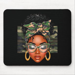 Afro Black Women African American Black History Mo Mouse Pad