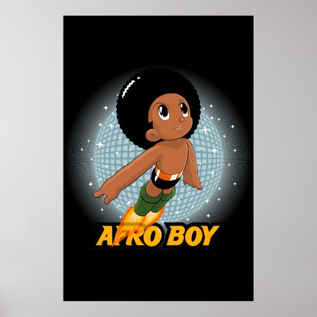 Afro Boy Poster (Front)