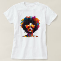 Afro Chic Sunglasses T-Shirt