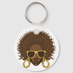 Afro Cool Keychain