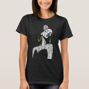 Afro Diva Black Girl Magic Africa Natural Melanin  T-Shirt