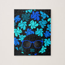 Afro Diva Blue