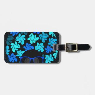 Afro Diva Blue Luggage Tag