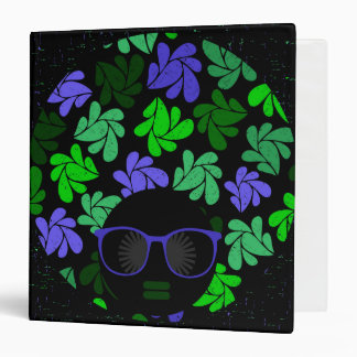 Afro Diva Green & Blue Binder