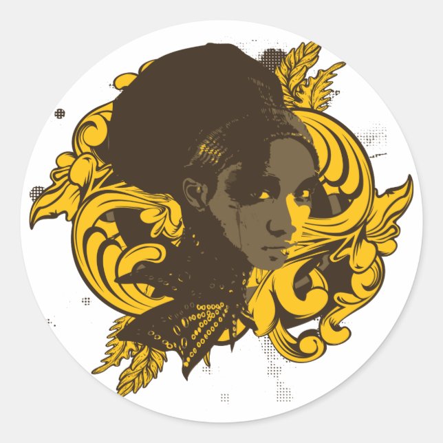 Afro Diva Sticker (Front)