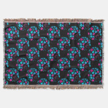 Afro Diva Turquoise & Hot Pink