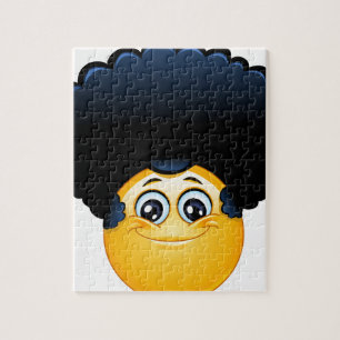 afro emoji jigsaw puzzle