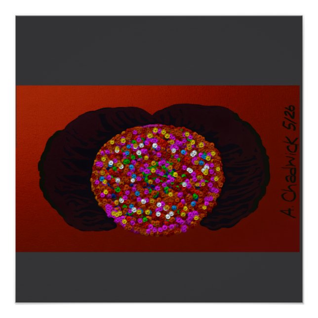 Afro Floral Poster (Front)
