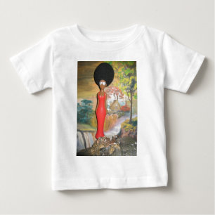 Afro Glam: A Timeless Beauty Baby T-Shirt