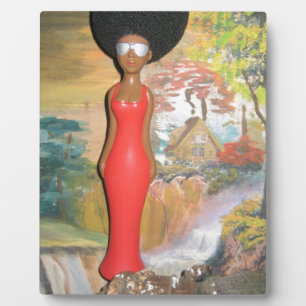 Afro Glam: A Timeless Beauty Plaque