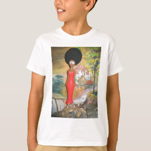 Afro Glam: A Timeless Beauty T-Shirt