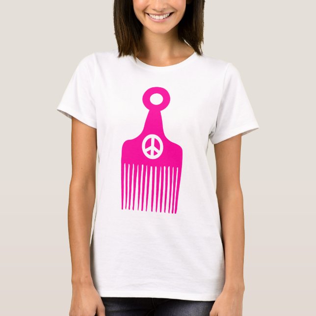 Afro Hair Peace T-Shirt (Front)