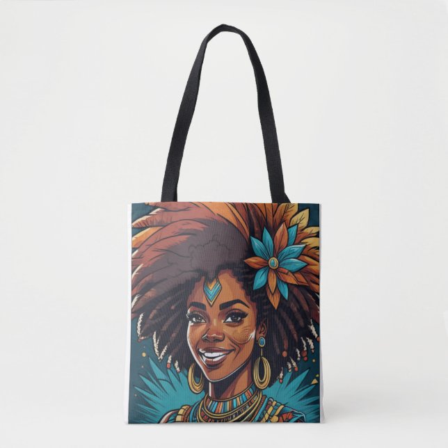 Afro Indigenous journey tote bag (Front)