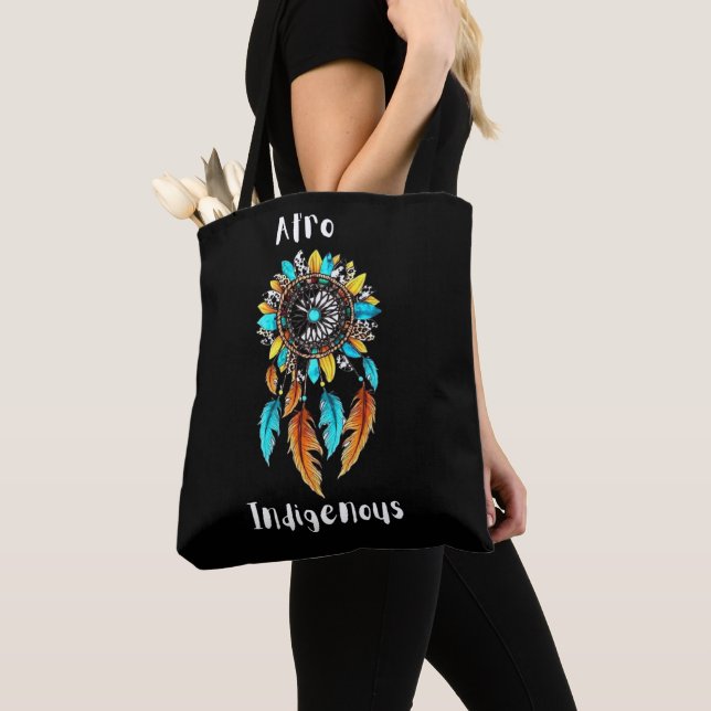 Afro Indigenous tote - double sided (Close Up)